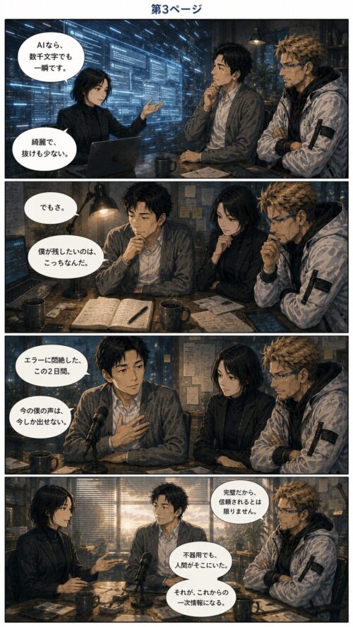 チーム大山のリアルな奮闘劇 漫画3枚目