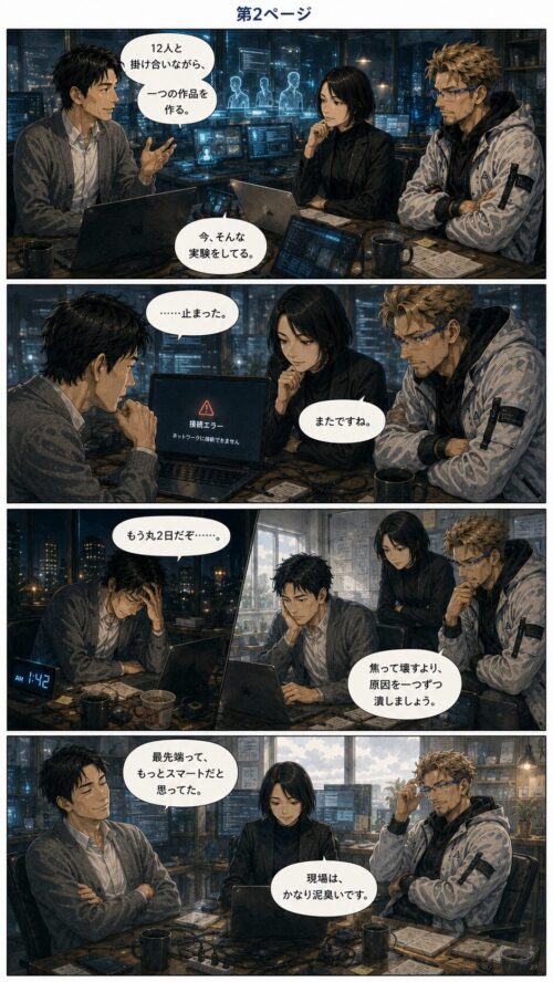 チーム大山のリアルな奮闘劇 漫画2枚目