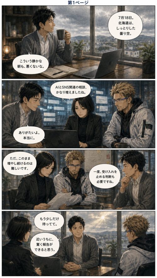 チーム大山のリアルな奮闘劇 漫画1枚目