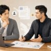 Googleお気に入りソースの活用法を話し合う大山とトム