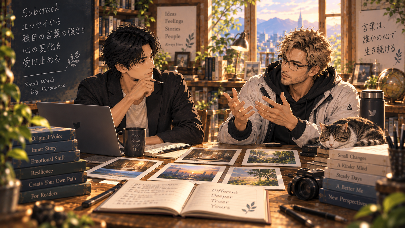 Substack エッセイから独自の言葉の強さと心の変化を受け止める大山とマーベル