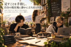 夕暮れのアトリエで、足すことを手放し自分の現在地へ静かに戻る時間を過ごす大山とチームメンバー
