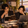 夕暮れのアトリエで、大山とニーナがSubstackエッセイを読みながら、言葉の奇跡や命の尊厳、壊れる前の合図まで8つのテーマを見つめる