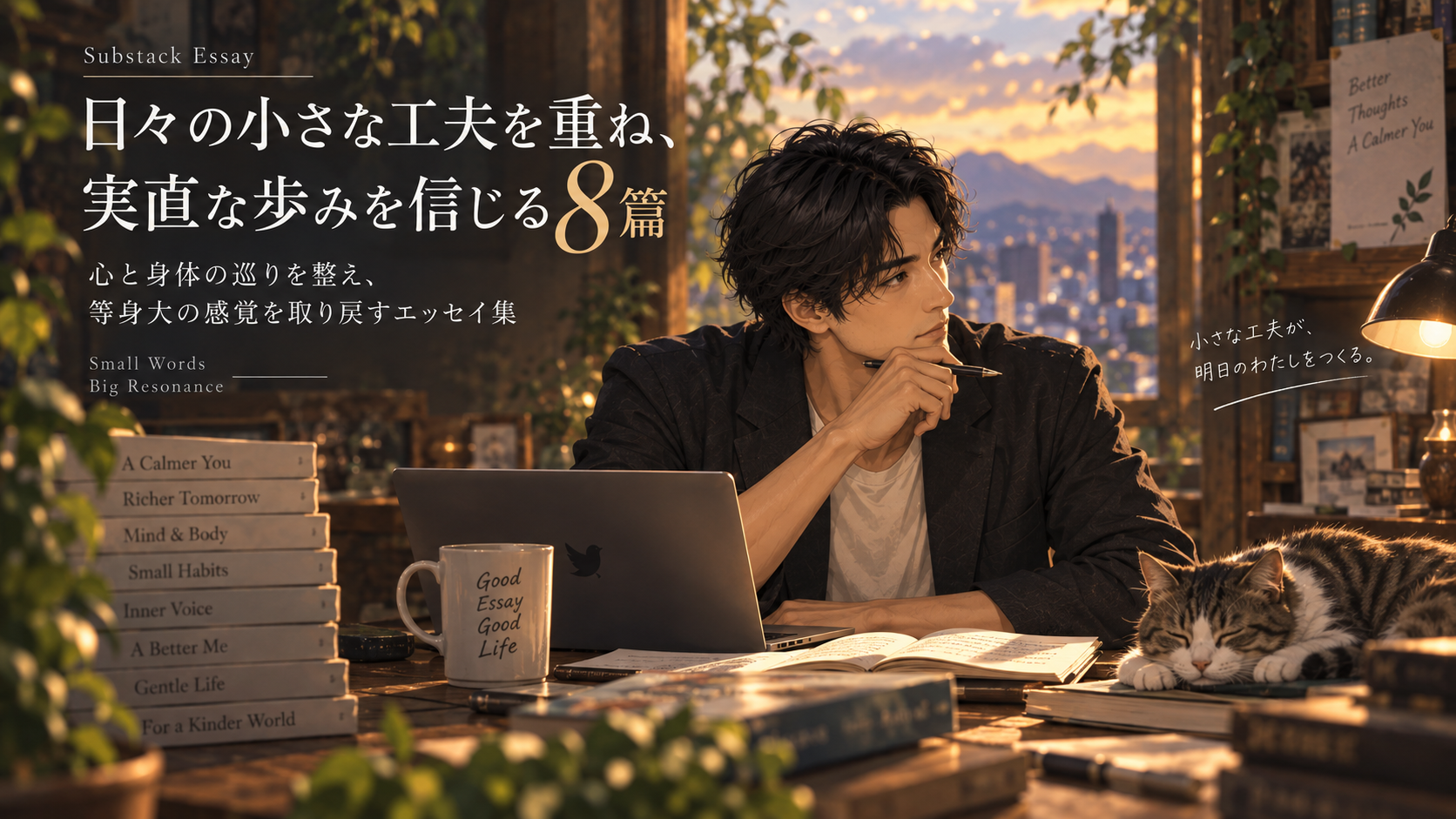 Substack エッセイ8篇の言葉と体温を読者へ届ける大山とマックス