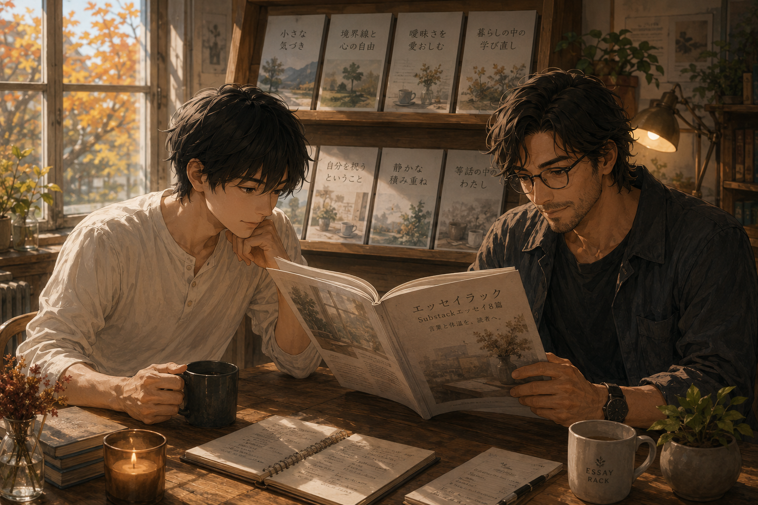 Substack エッセイから生きる実感を味わい言葉に自分を宿す大山とスティーブ