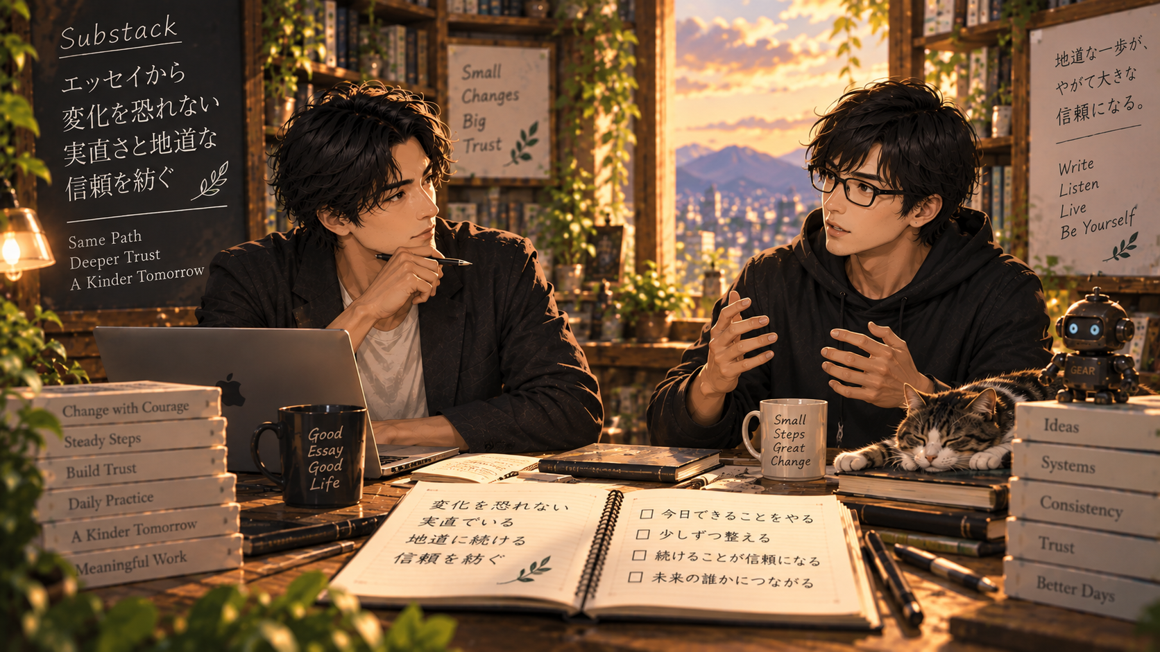 Substack エッセイから変化を恐れない実直さと地道な信頼を紡ぐ大山とギア